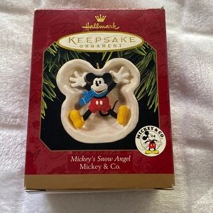 Keepsake Ornament Hallmark Mickey’s Snow Angel